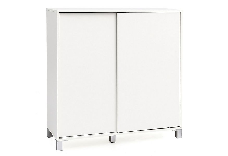 Wohnling Schiebetürenschrank Schuhschrank WL5.712 Holz 20 Paar Schuhe Schuh günstig online kaufen