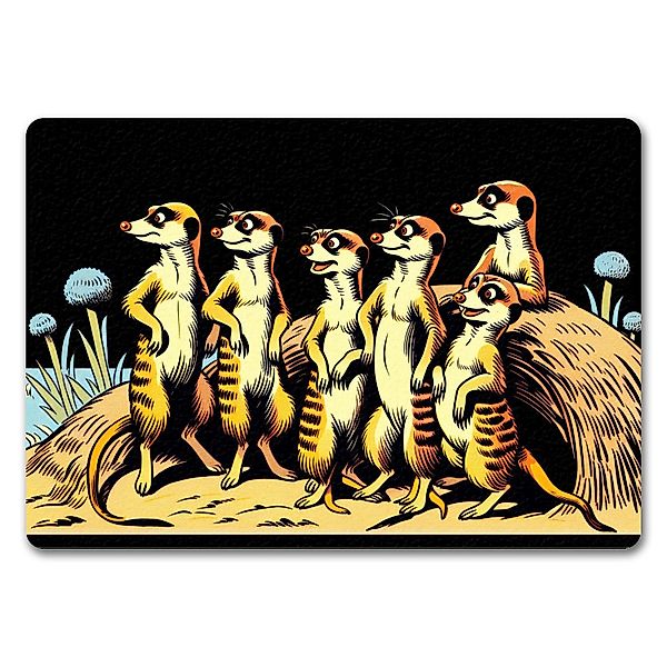 speecheese Fußmatte Erdmännchen Familie Fußmatte in günstig online kaufen