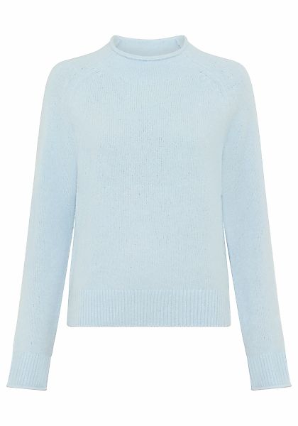 BOSS ORANGE Strickpullover "Fesperanasy Premium Damenmode" Stehkragen mit R günstig online kaufen