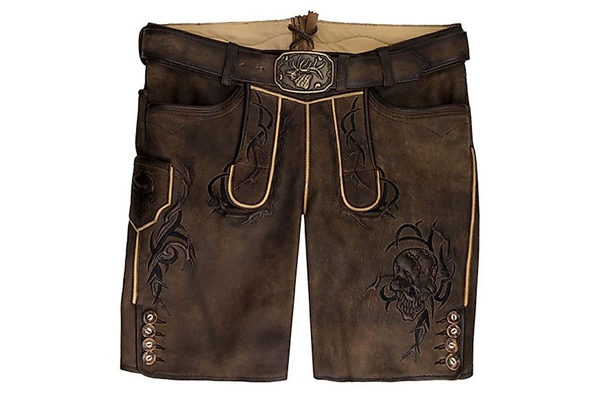 Spieth & Wensky Trachtenlederhose Demos Kurzhose Herren Trachtenhose Lederh günstig online kaufen