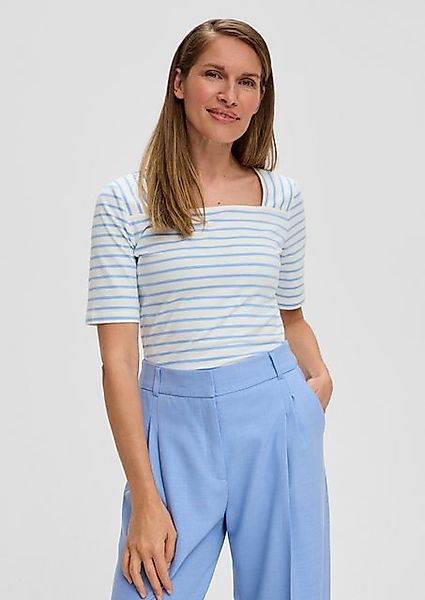 s.Oliver BLACK LABEL Kurzarmshirt T-Shirt mit günstig online kaufen