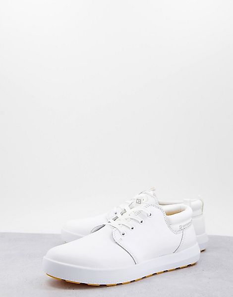 Cat Footwear – Proxy – Sneaker aus Leder in Weiß mit Schnürung günstig online kaufen