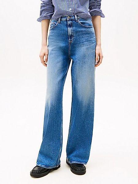 Tommy Jeans Weite Jeans Claire High Rise mit Logo-Badge günstig online kaufen