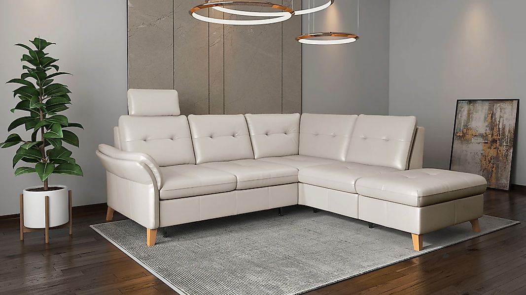 sit&more Ecksofa "Göteborg", inkl. Sitztiefenverstellung, wahlweise mit Bet günstig online kaufen