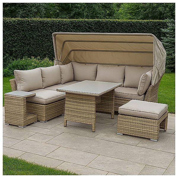 HTI-Living Garten-Essgruppe Gartenlounge 6-teiliges Set, (Set, günstig online kaufen