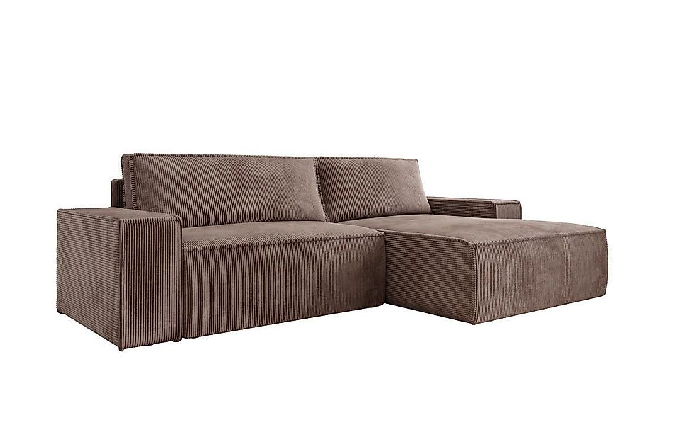 Luxusbetten24 Schlafsofa Designer Sofa Corino in Cord, mit Stauraum und Sch günstig online kaufen