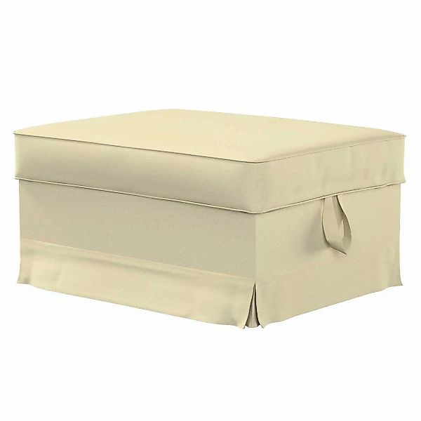 Bezug für Ektorp Bromma Hocker, ecru, Husse, Ektorp Bromma, Living Velvet ( günstig online kaufen