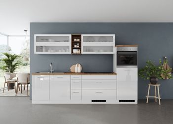 KOCHSTATION Küchenzeile KS-Milan, optional mit Muldenlüfter, günstig online kaufen