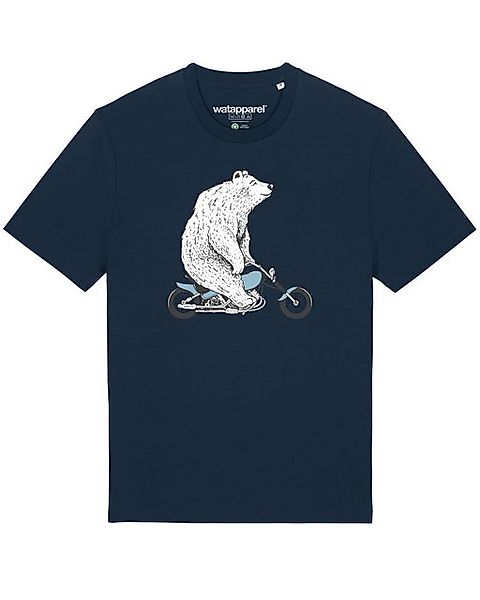 wat? Apparel Print-Shirt Bär auf Bike (1-tlg) günstig online kaufen