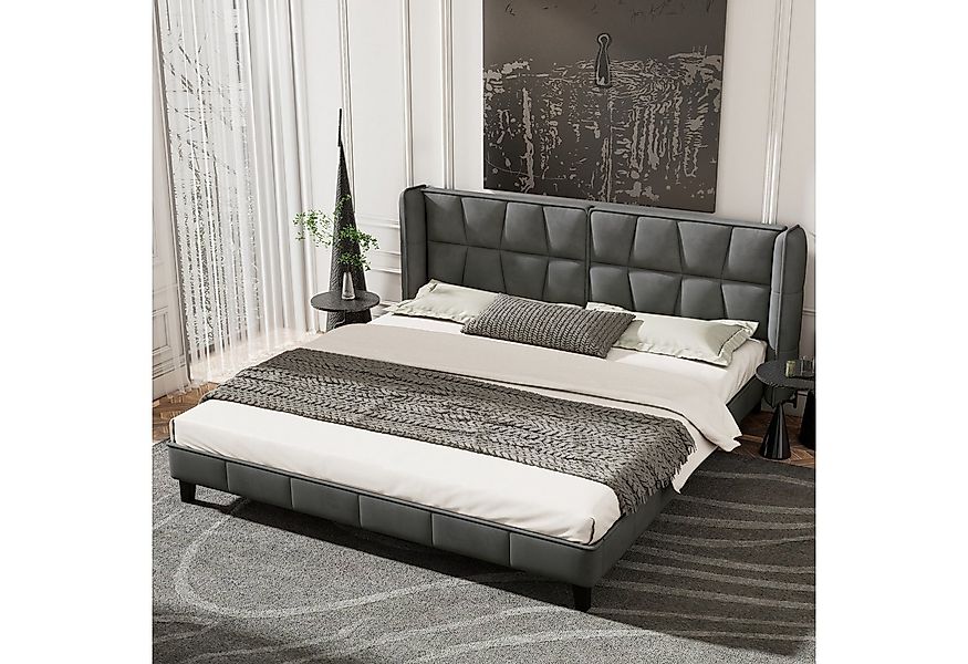 MODFU Polsterbett Doppelbett Jugendbett (180x200cm, mit Samtbezug und gepol günstig online kaufen