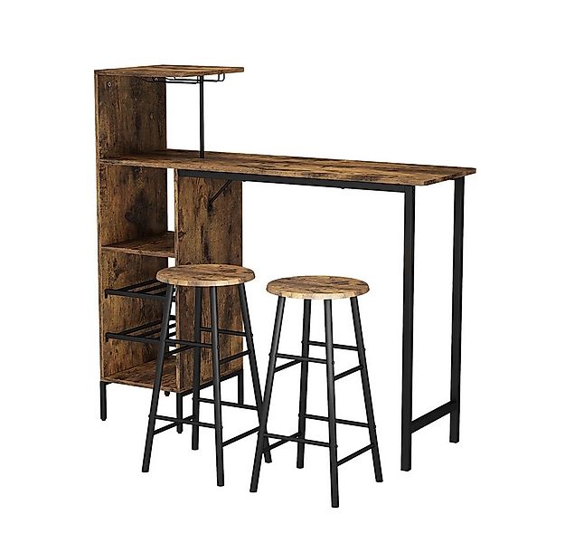 Vicco Bartisch Fyrk, Schwarz/Eiche rustikal/Eiche rustikal, 121.5 x 40 cm m günstig online kaufen