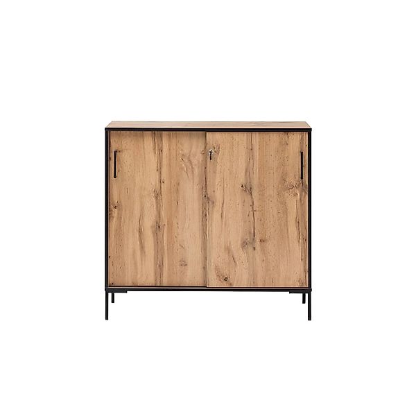 PROREGAL Schiebetürenschrank Panda HxBxT 96 x 100 x 41 cm 2 Fächern & 2 Sch günstig online kaufen