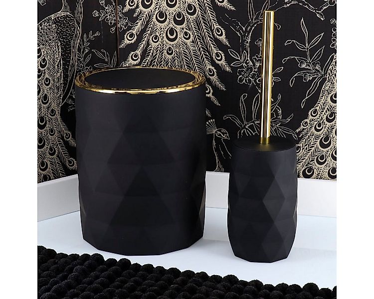 TENDANCE Badaccessoire-Set 2 teilig Toilettenbürste und Kosmetikeimer 6 Lit günstig online kaufen