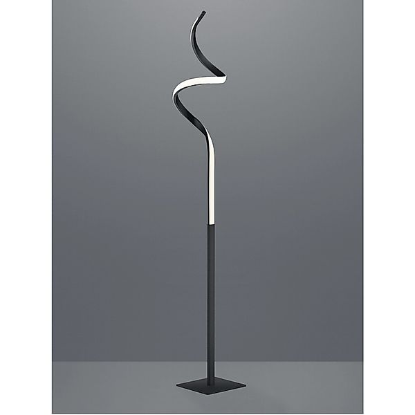 Reality LED-Stehlampe Course Schwarz matt günstig online kaufen