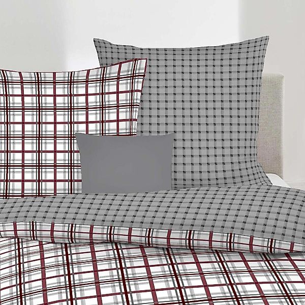 TRAUMSCHLAF Bettwäsche Plaid, Biber, 2 teilig, günstig online kaufen