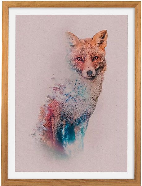 Komar Bild mit Rahmen »Animal Forest«, maschinell günstig online kaufen