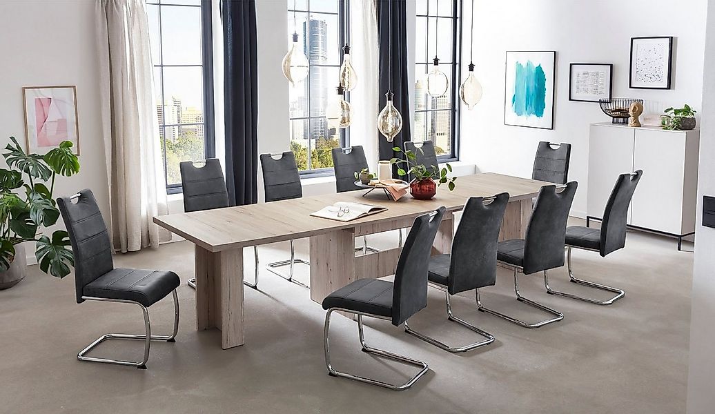 HELA Essgruppe Lia, 11tlg. Sitzgruppe, Extra viel Platz, (Set, 11-tlg., 11t günstig online kaufen