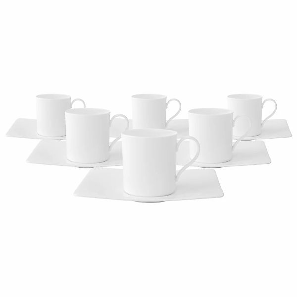 Villeroy & Boch Tasse "Kaffeetassen mit Untertassen Modern Grace 170 ml 6er günstig online kaufen