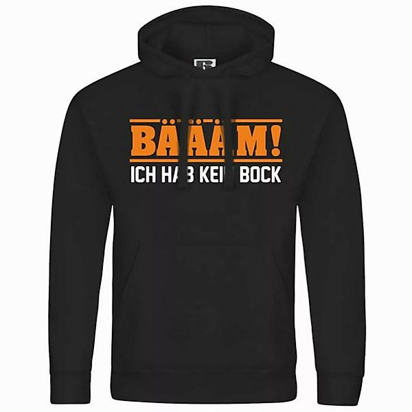 deinshirt Kapuzenpullover Herren Kapuzenpullover BÄÄÄM Ich hab kein bock me günstig online kaufen