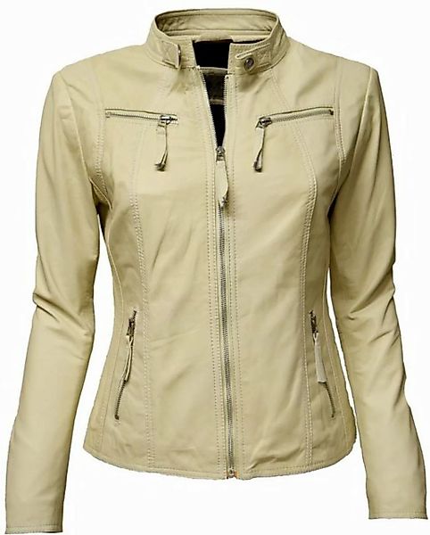 Zimmert Leather Lederjacke Pia cremefarbend günstig online kaufen