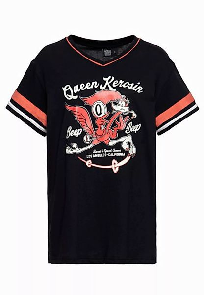 QueenKerosin T-Shirt Beep Beep (1-tlg) im College-Stil günstig online kaufen