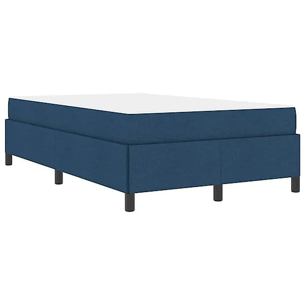vidaXL Boxspringbett Blau 120 x 200 cm Stoff 3398856 günstig online kaufen
