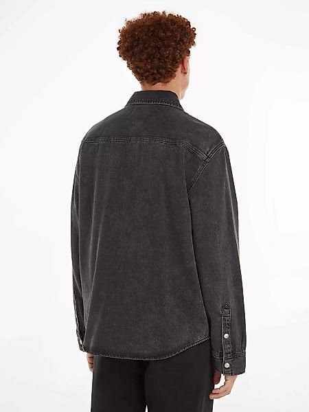 Calvin Klein Jeans Langarmhemd RELAXED LINEAR DENIM SHIRT günstig online kaufen