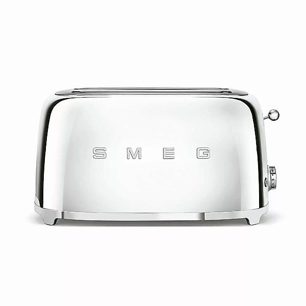 Smeg - TSF02 4-Scheiben Toaster - chrom/lackiert/BxHxT 41x20,8x21,5cm/6 Rös günstig online kaufen