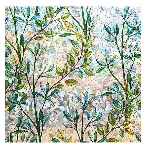 Coonoor Fensterfolie Sichtschutzfolie für Fenster, Fensterfolie 3D, ohne Kl günstig online kaufen