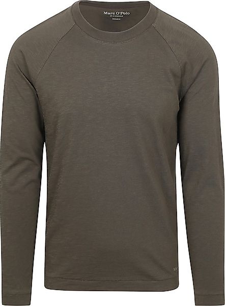 Marc O'Polo Longsleeve T-Shirt Copley Braun - Größe L günstig online kaufen