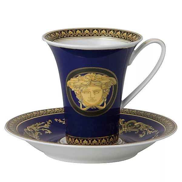 Rosenthal Versace Medusa blue Kaffeetasse 2-tlg. 0,18 L günstig online kaufen