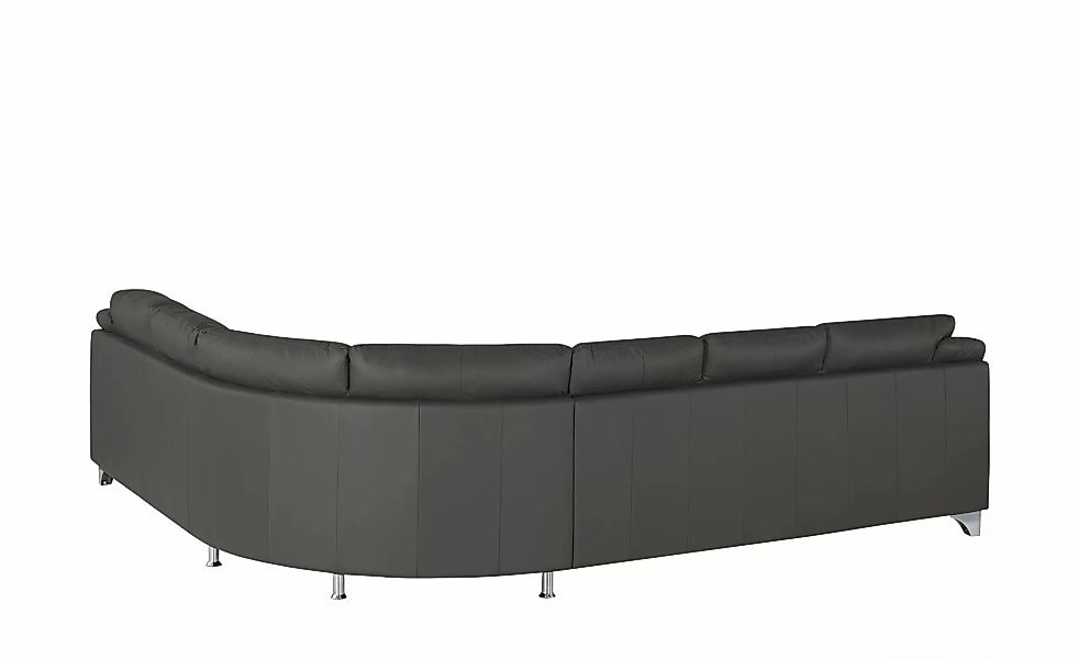 Ecksofa  aus Echtleder Maranello  ¦ grau ¦ Maße (cm): B: 295 H: 87 T: 253.0 günstig online kaufen