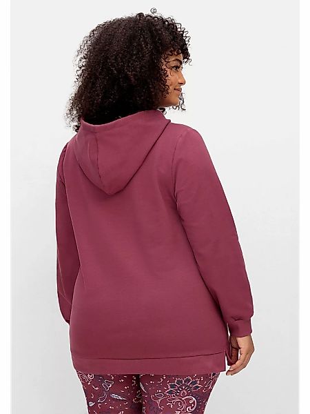 sheego by Joe Browns Kapuzensweatshirt "Große Größen", mit Knopfleiste und günstig online kaufen