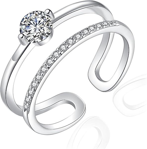 Josfeva Silberring 925 Silber Doppelring Infinity günstig online kaufen