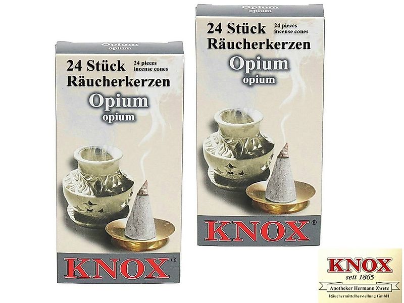 KNOX Duftkerze 2 Päckchen Räucherkerzen- Opium günstig online kaufen