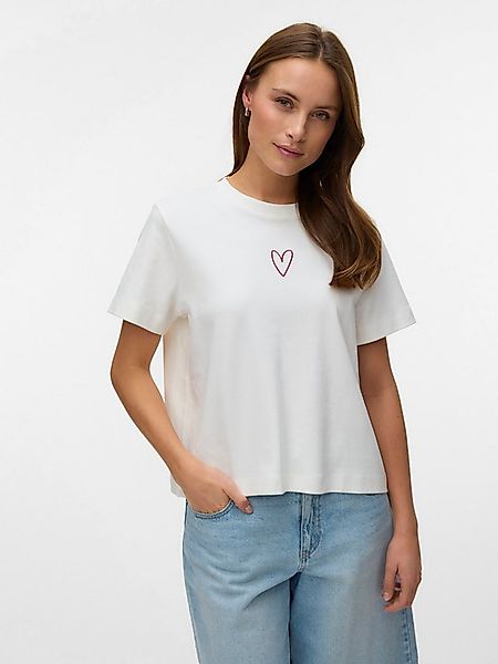 Vero Moda Kurzarmshirt VMSARA METTE SS TOP BOX JRS GA NOOS Baumwolle, regul günstig online kaufen
