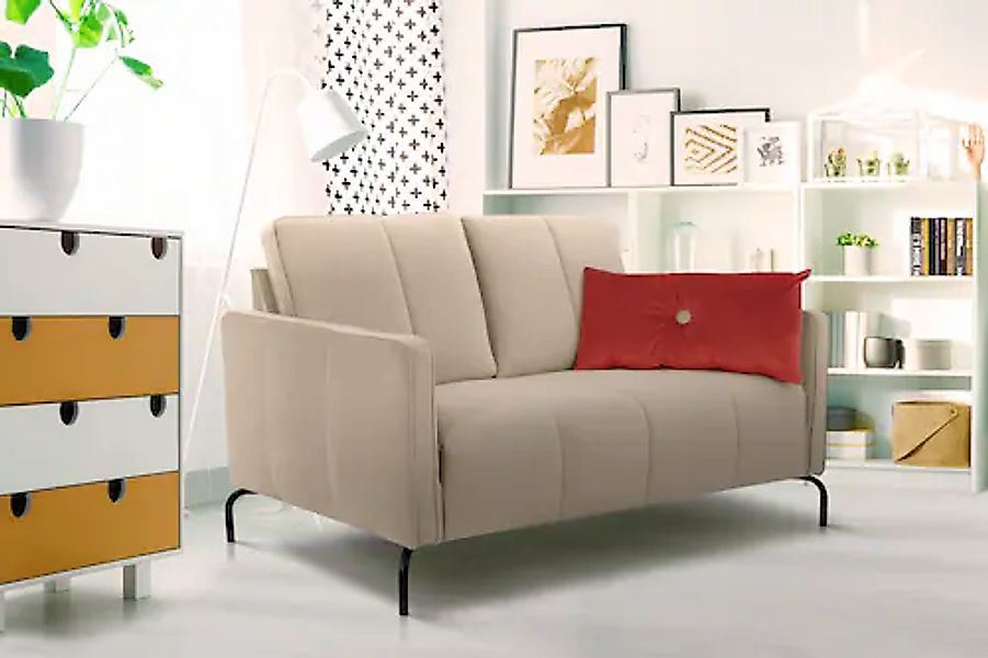 Home affaire 2-Sitzer »Xeen« mit feiner Steppung und Keder günstig online kaufen