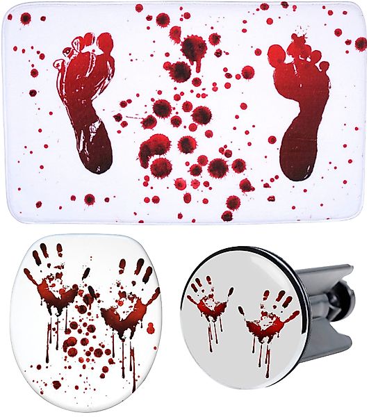 Sanilo Badaccessoire-Set »Blood«, (Komplett-Set, 3 tlg.), bestehend aus WC- günstig online kaufen