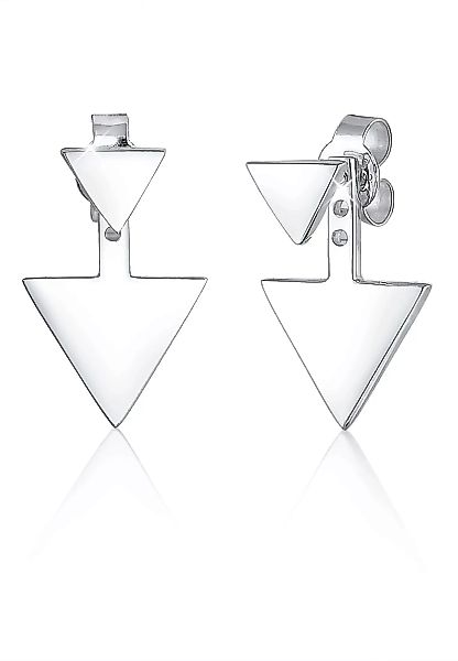 Elli Paar Ohrhänger "Earjacket Dreieck Geo 925 Sterling Silber" günstig online kaufen