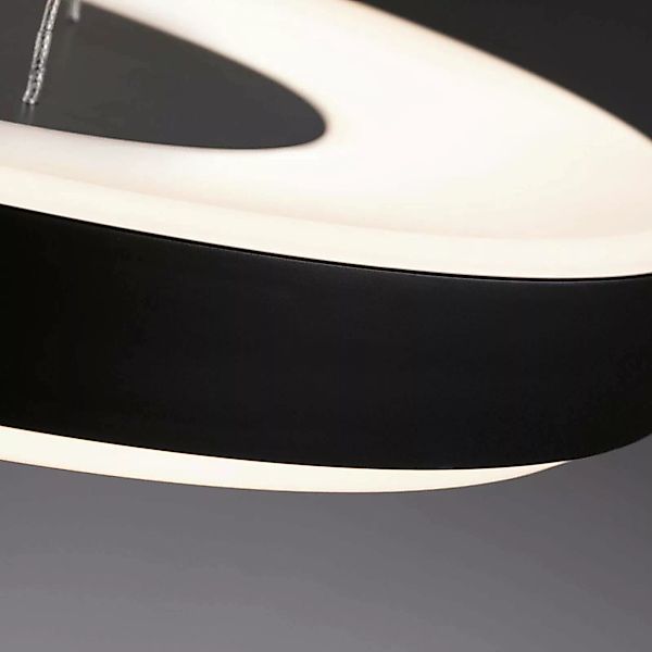 LED Pendelleuchte Puric Pane in Schwarz und Grau 2x5,5W 1200lm günstig online kaufen
