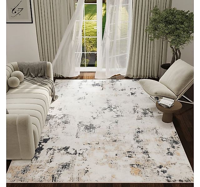 Tapiso Designteppich ASH, rechteckig, Höhe: 8 mm, Rutschfest, pflegeleicht, günstig online kaufen