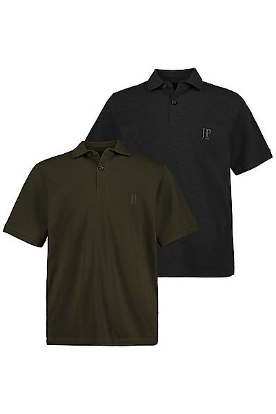 JP1880 Poloshirt bis 7XL Poloshirts 2er-Pack Piqué Seitenschlitze (2-tlg) günstig online kaufen