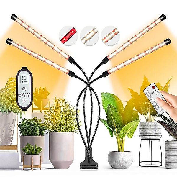 Rosnek Pflanzenlampe 1-5 Köpfe, ein Clip, günstig online kaufen