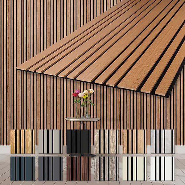 Hexim Wandpaneel, (Akustikpaneele Holz 278x60cm Mila günstig online kaufen