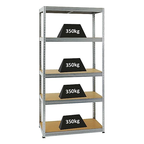 PROREGAL® Schwerlastregal Lagerregal Steckregal ELEPHANT 180x90x45cm günstig online kaufen