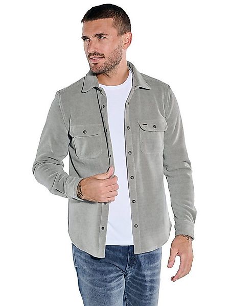 emilio adani Sweatshirt emilio adani Herren Sweat-Hemd strukturiert, Gruen günstig online kaufen