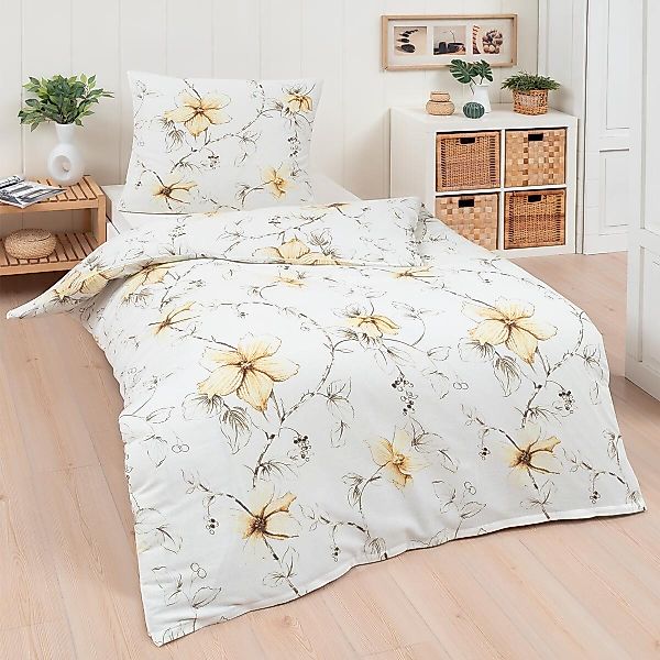 TRAUMSCHLAF Bettwäsche Scarlett, Flanell, 2 teilig, günstig online kaufen