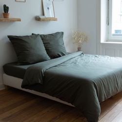 AGA.PIE Bettwäsche Leinen Bambus Bettwäsche-Set, Oeko-Tex, günstig online kaufen