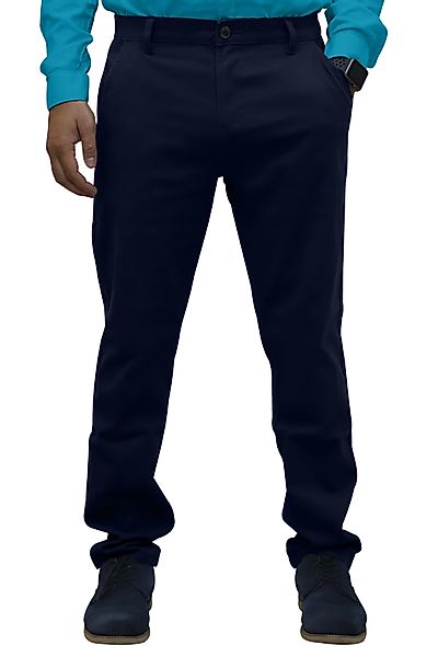 BlauerHafen Chinohose Herren Regular Fit Chino Casual Relaxed Stretch-Baumw günstig online kaufen