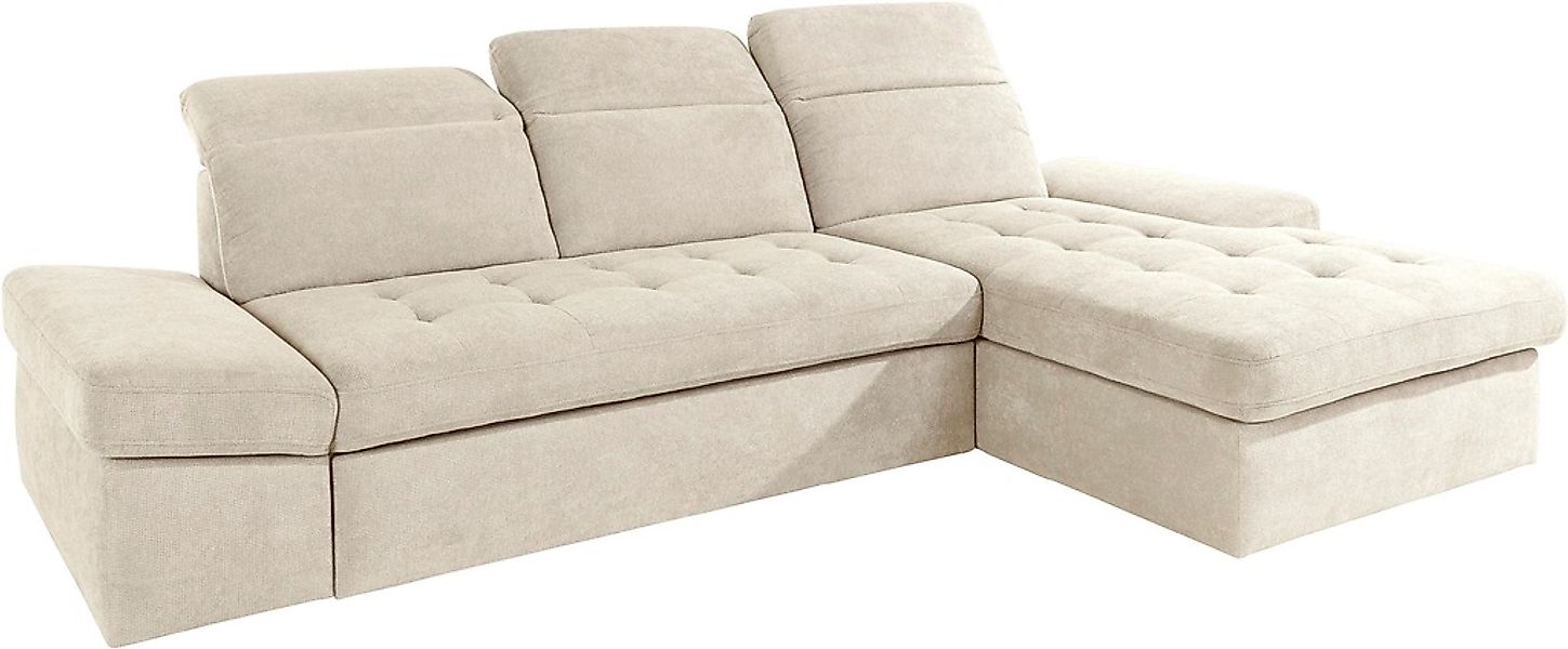 sit&more Ecksofa »Stardust L-Form«, wahlweise mit Bettfunktion und Bettkast günstig online kaufen